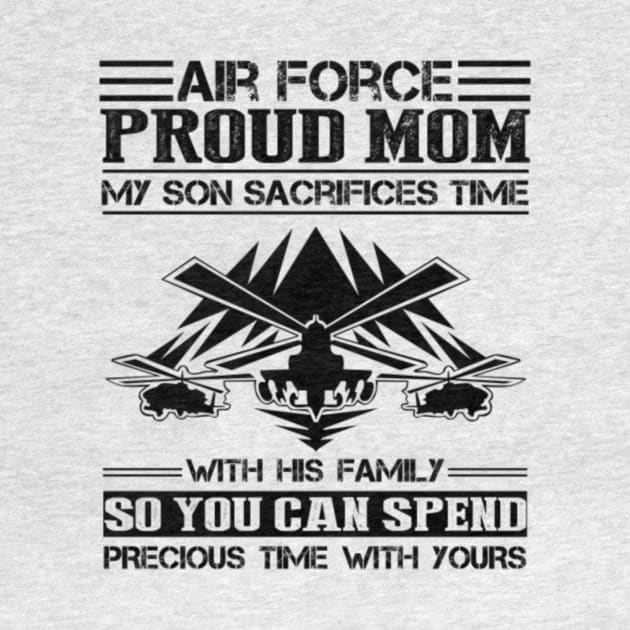 Air Force Proud Mom Son Shirt by subsystemflamingo